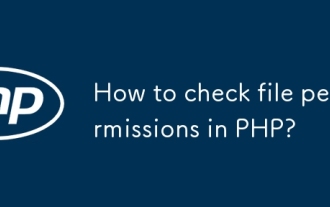 Wie überprüfe ich Dateiberechtigungen in PHP?