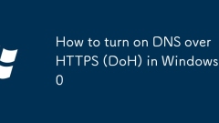 Cara Menghidupkan DNS melalui HTTPS (DOH) di Windows 10