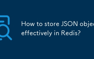 How to store JSON objects effectively in Redis?