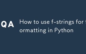 Comment utiliser des cordes F pour la mise en forme dans Python