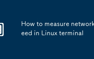 如何测量Linux终端中的网络速度