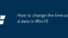 Cara menukar masa dan tarikh di Win10