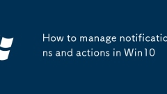 Cara Mengurus Pemberitahuan dan Tindakan di Win10