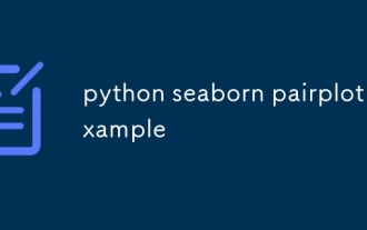 Exemple de lieu de paire Python Seaborn