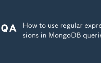 MongoDB 쿼리에서 정규식을 사용하는 방법은 무엇입니까?