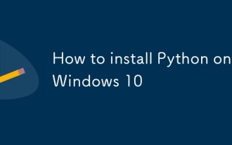 How to install Python on Windows 10
