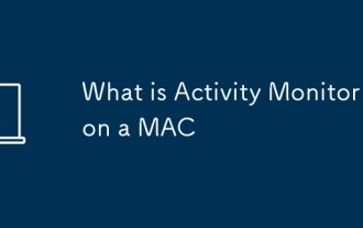 Qu'est-ce que le moniteur d'activité sur un Mac