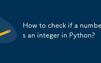 Wie überprüfe ich, ob eine Zahl eine Ganzzahl in Python ist?
