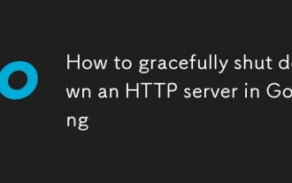 Cara mematikan pelayan http dengan anggun di golang