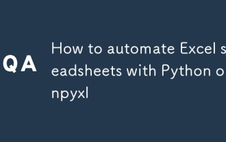 Cara mengautomasikan spreadsheet Excel dengan OpenPyxl Python