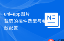 uni-app图片裁剪的插件选型与参数配置