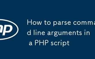 So analysieren Sie Befehlszeilenargumente in einem PHP -Skript