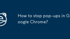 Bagaimana untuk menghentikan pop timbul di Google Chrome?