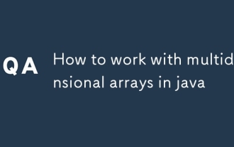 Cara bekerja dengan susunan multidimensi di java