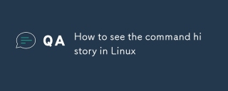 如何在Linux中查看命令历史记录