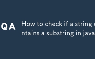 How to check if a string contains a substring in java
