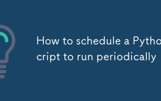 How to schedule a Python script to run periodically