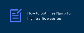 Cara mengoptimumkan nginx untuk laman web trafik yang tinggi