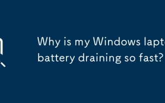 Mengapa bateri komputer riba Windows saya disalirkan dengan pantas?