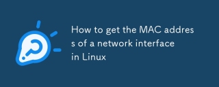 Cara Mendapatkan Alamat MAC Antara Muka Rangkaian di Linux