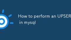 So führen Sie einen UPSERT in MySQL durch