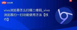 vivo浏览器怎么扫描二维码_vivo浏览器扫一扫功能使用方法【技巧】
