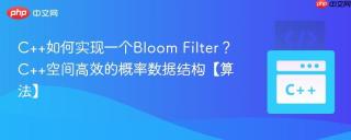 C++如何实现一个Bloom Filter？C++空间高效的概率数据结构【算法】