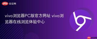vivo浏览器PC版官方网址 vivo浏览器在线浏览体验中心