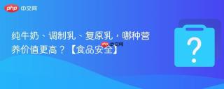纯牛奶、调制乳、复原乳，哪种营养价值更高？【食品安全】