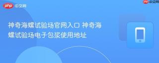 神奇海螺试验场官网入口 神奇海螺试验场电子包浆使用地址