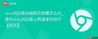 vivo浏览器加载网页很慢怎么办_提升vivo浏览器上网速度的技巧【优化】