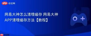 网易大神怎么清理缓存 网易大神APP清理缓存方法【教程】