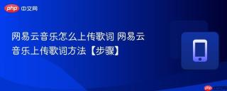 网易云音乐怎么上传歌词 网易云音乐上传歌词方法【步骤】