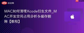 MAC如何清理Xcode衍生文件_MAC开发空间占用分析与缓存删除【教程】