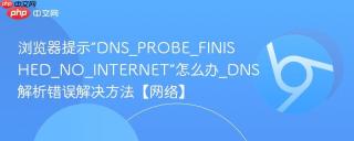 浏览器提示“DNS_PROBE_FINISHED_NO_INTERNET”怎么办_DNS解析错误解决方法【网络】