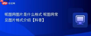 昵图网图片是什么格式 昵图网常见图片格式介绍【科普】