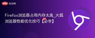 Firefox浏览器占用内存太高_火狐浏览器性能优化技巧【必学】