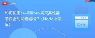 如何使用c++和libuv实现高性能事件驱动网络编程？ (Node.js底层)