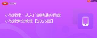 小说搜搜：从入门到精通的网盘小说搜索全教程【2026版】