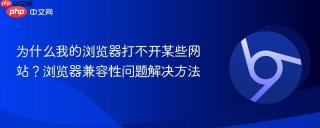 为什么我的浏览器打不开某些网站？浏览器兼容性问题解决方法