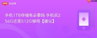 手机1tb存储有必要吗 手机买256g还是512g够用【建议】