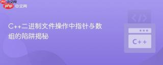 C++二进制文件操作中指针与数组的陷阱揭秘