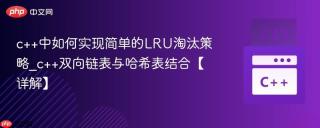 c++中如何实现简单的lru淘汰策略_c++双向链表与哈希表结合【详解】