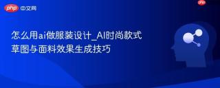 怎么用ai做服装设计_AI时尚款式草图与面料效果生成技巧