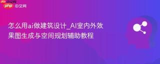 怎么用ai做建筑设计_AI室内外效果图生成与空间规划辅助教程