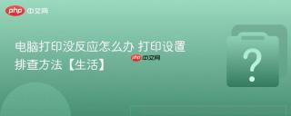 电脑打印没反应怎么办 打印设置排查方法【生活】
