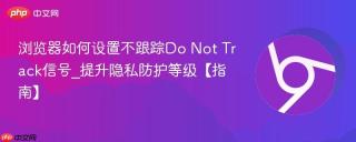 浏览器如何设置不跟踪Do Not Track信号_提升隐私防护等级【指南】