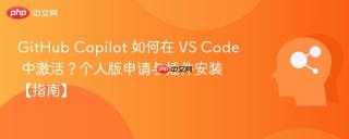 github copilot 如何在 vs code 中激活？个人版申请与插件安装【指南】
