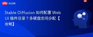 Stable Diffusion 如何配置 WebUI 插件目录？多硬盘空间分配【攻略】