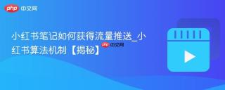 小红书笔记如何获得流量推送_小红书算法机制【揭秘】